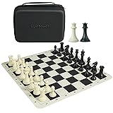 ELONGDI Tournament Chess Set with 20" Silicone
