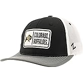 ZHATS Standard NCAA Officially Licensed Trucker Hat Dakota Patch Defer White, One Size