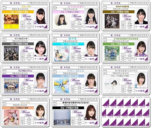 Amazon Co Jp 堀 未央奈 免許証カード 11枚セット 乃木坂46 バレッタ 気づいたら片想い 夜明けまで強がらなくてもいい 303 Hobby