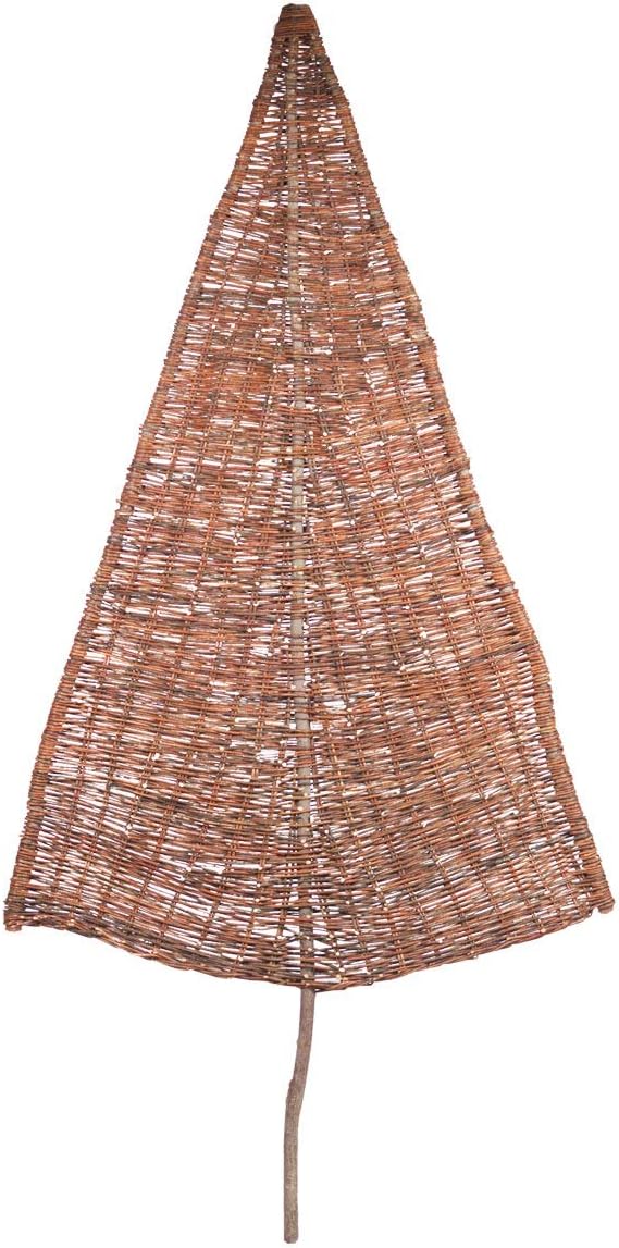 Videx Sichtschutz Weidenbaum Tanne Gross Natur Ca B 110cm X H 230cm Davon 85 Cm Stamm Garten Sichtschutz Weide Amazon De Garten