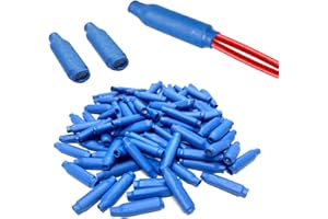 100PC Blue B Connectors Silicone Filled Wet B Wire Gel Telephone Alarm Wire Crimp Bean Type Splices for Low Voltage