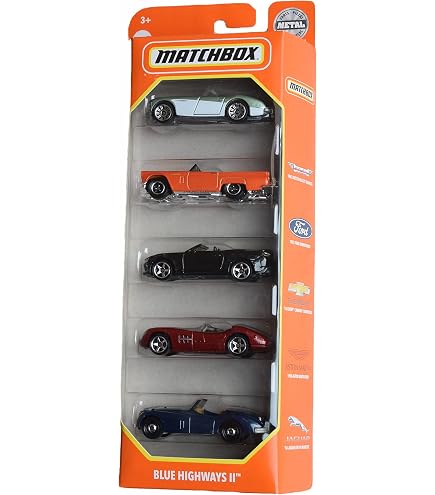 Amazon.com: Matchbox 5 Pack Blue Highways II : Arts, Crafts & Sewing