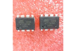 JEKEWIN ATTINY85-20PU DIP-8 8-bit Microcontroller with 8K Bytes in-System Programmable Flash Pack of 2