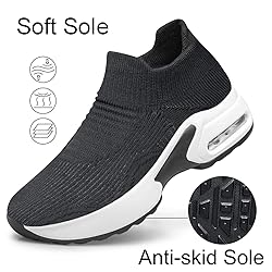 YHOON Womens Slip on Shoes Walking Shoes Sneakers