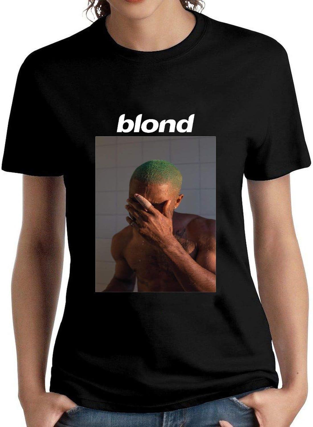 HAIZHENY Women's Frank Ocean Blonde Cotton T-Shirt tee