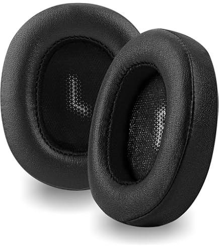 Geekria Replacement Ear Pads For JBL E55BT Headphones - Red Memory Foam Cushions