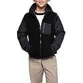 Rokka&Rolla Boys' Water-Resistant Sherpa Puffer Jacket