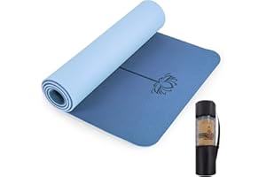 UMINEUX Yoga Mat Extra Thick 1/3'' Non Slip Yoga Mats for Women Eco Friendly TPE Fitness Exercise Mat with Carrying Sling & Storage Bag
