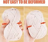ilauke Knitting Wool 12x50g Creamy Latte DK Yarn 1200m Acrylic Baby Soft view 3