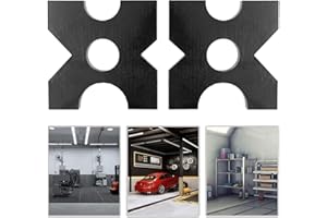 H-Frame Compatible for Arbor Press Plates Set with 4 Notches, 20 Ton and 32 Ton Capacity, Dimensions 7.09 X 7.09 X 0.98 Inche