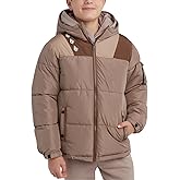 Volcom Boys Winter Coat - Sherpa Lined Winter Jacket Zip Up Hooded Puffer Quilted Kids Outerwear Jacket for Boys (4-20)
