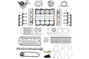 SUSUCAR 5.7 HEMI MDS Lifters Camshaft Oil Water Pump Timing Chain Head Gasket Bolts Overhaul Replacement Set for 2009-2015 Dodge Durango Ram 1500 Chrysler Aspen 53022263AF