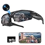 Li&Lu Sport Camera with WiFi, Camera Sunglasses for