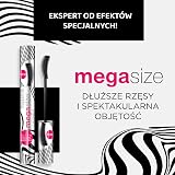 EVELINE COSMETICS Mega Size Mascara 10 ml Double Brush Silicone Wand view 2