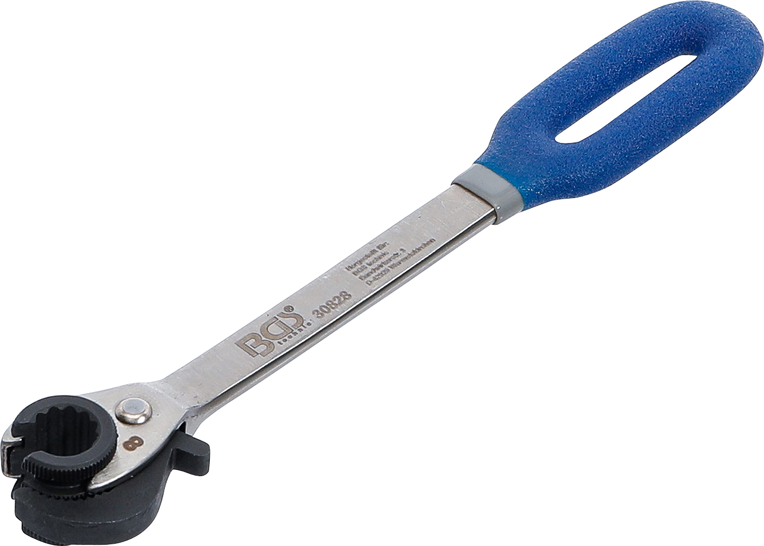 BGS 30828 | Ratchet Ring Spanner | open | 8 mm