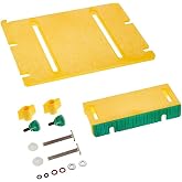 MICROJIG GRR-RIPPER Upgrade Kit for GR-100+ Push Block, Use with Woodworking Routers, Jointers, Band and Table Saws, GRAK-404, Yellow
