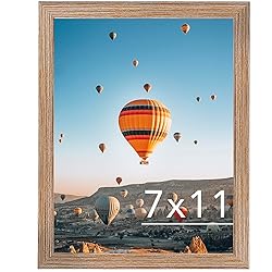 JCJMY 7x11 Picture Frame Rustic Brwon for Wall