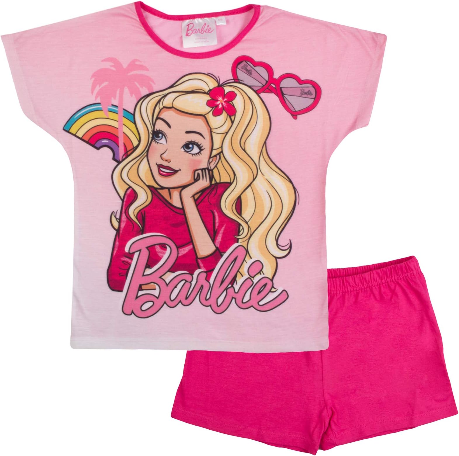 Barbie Girls Short Pyjamas Pink