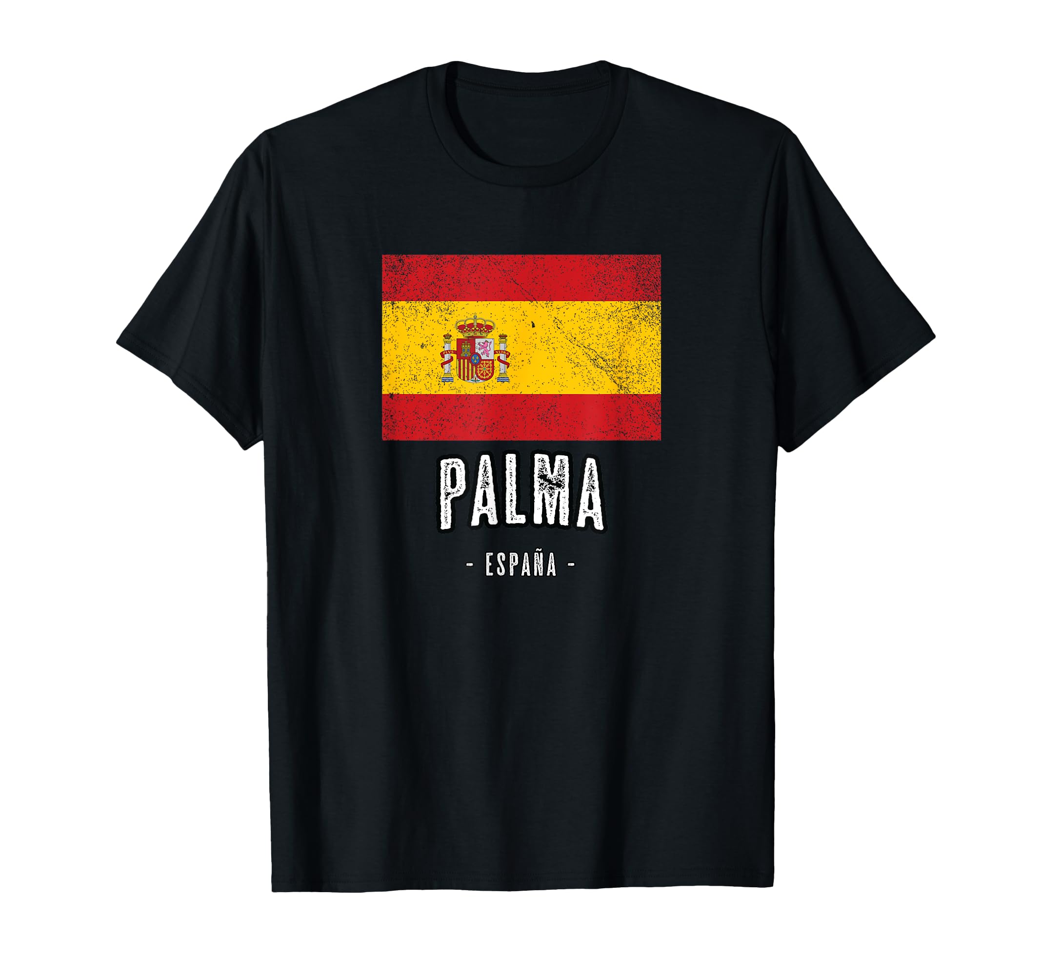 Palma Spain | ES Flag City - Bandera Española Ropa - T-Shirt