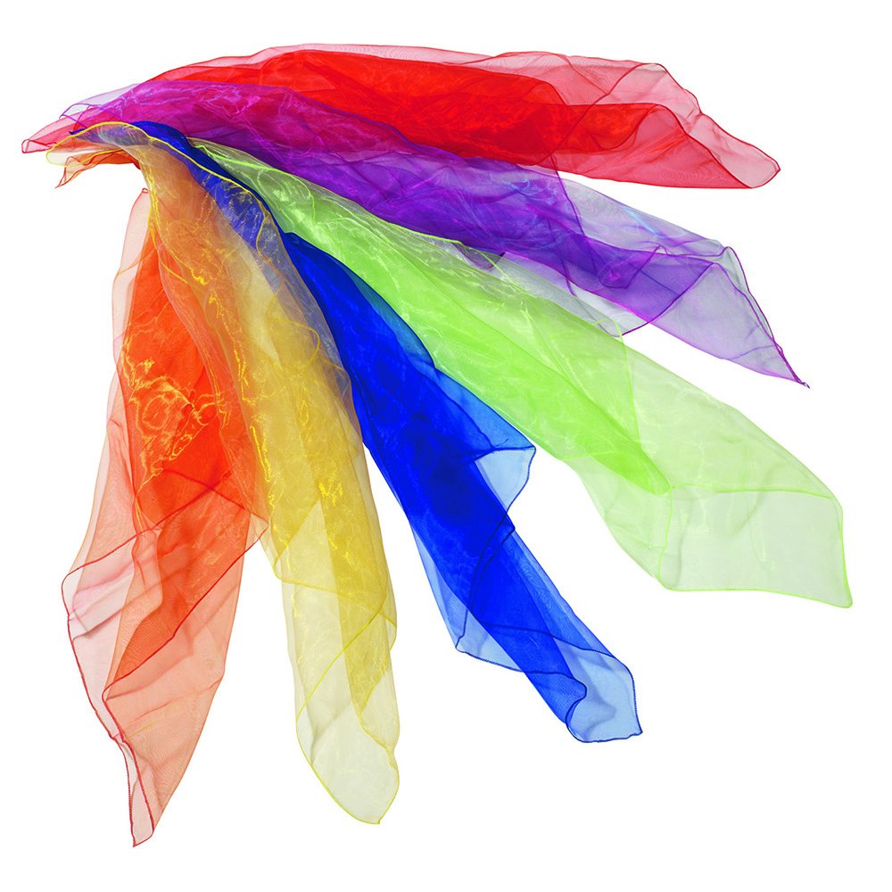 Toys Pure Nylon Scarves for Juggling Shiny
