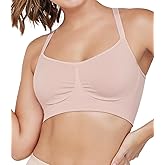 CURVEEZ Cozy Comfort Support Bra| Wire Free Bralette Full Coverage| Seamless Compression Everyday Shapewear Bras for Women