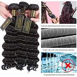 QTHAIR 14A Peruvian Loose Deep Curly Frontal with