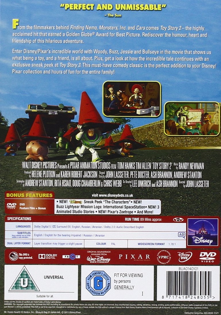 Animation Toy Story 1 3 3 Dvd Amazon De Tom Hanks Tim Allen Lee Unkrich Dvd Blu Ray