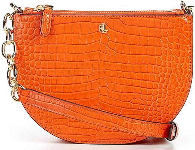 ralph lauren orange handbag
