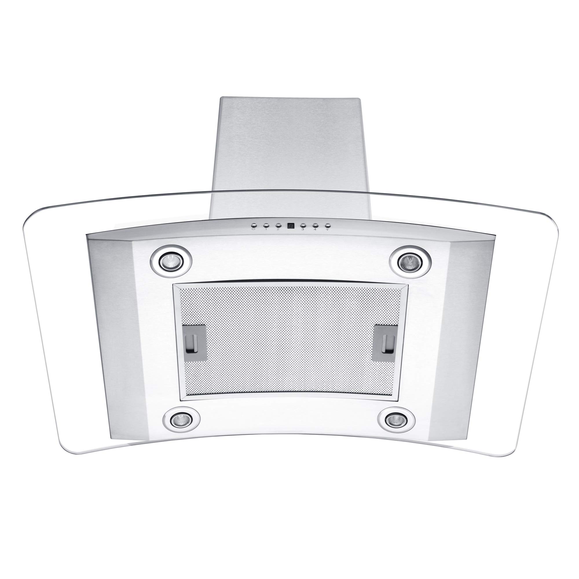 ZLINE 30" Convertible Vent Island Mount Range Hood In Stainless Steel