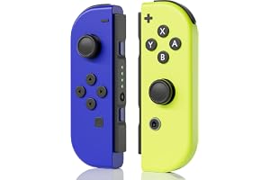 Capers Controller for Switch, Replacement Wireless Controllers Support Dual Vibration/Wake-up/Motion Control
