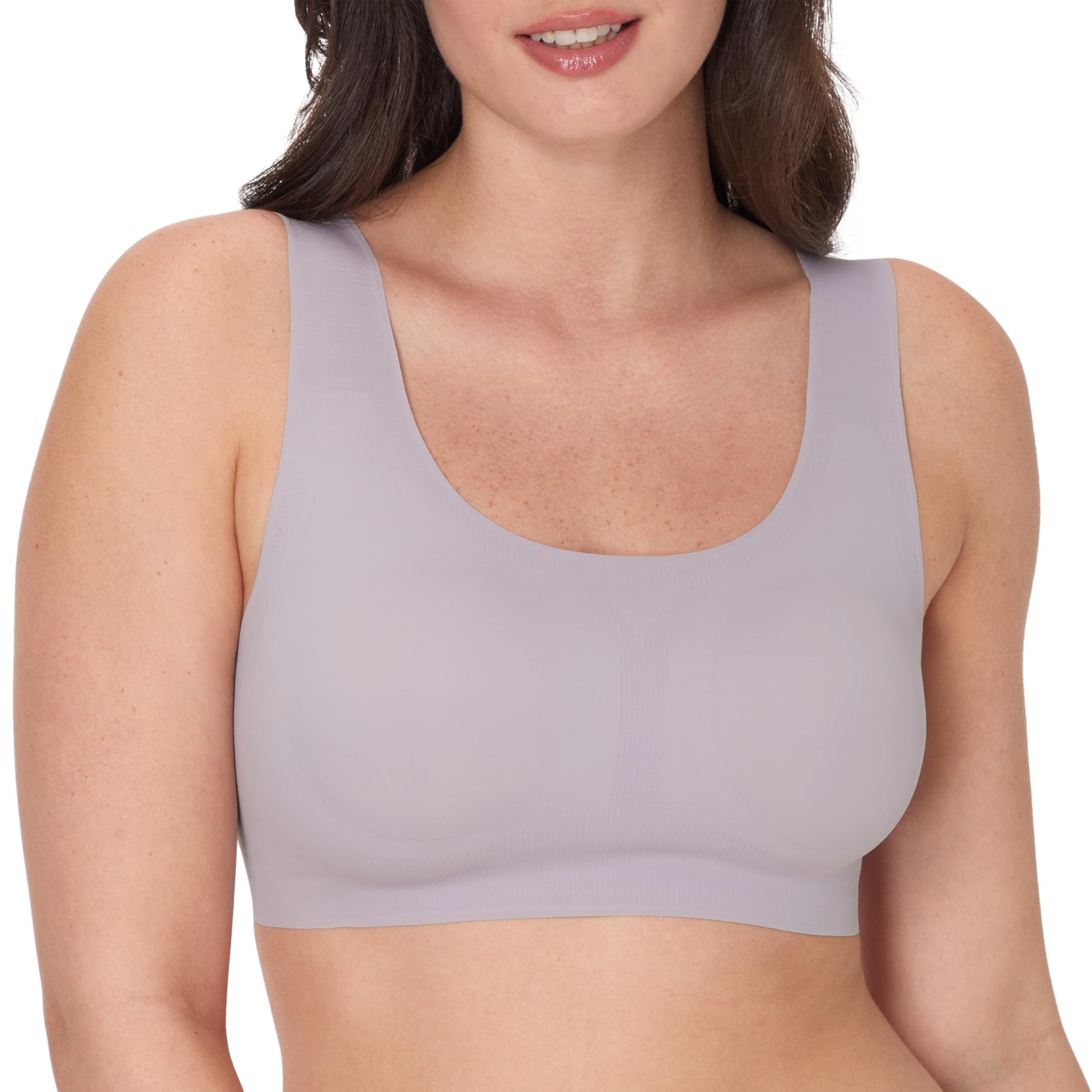 Photo 1 of Bali Women's Wireless T-Shirt, Comfort Revolution Easylite Wirefree, Pullover Bra, Purple Iris