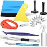 DIYSELF 19 Pcs Window Tint Kit, Window Tint Tools with Squeegee for Cars | Professional car wrap tool set for glass, wallpaper and window film installation with precise bubble-free application