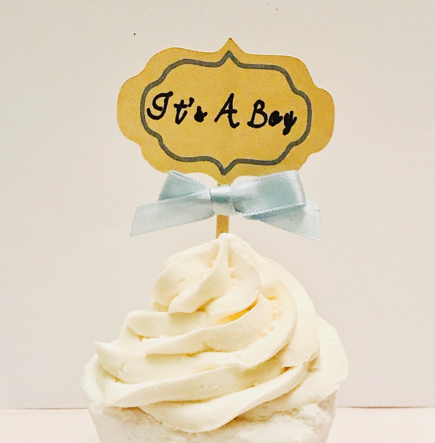 Its a boy baby shower, boy cupcake topper, its a boy