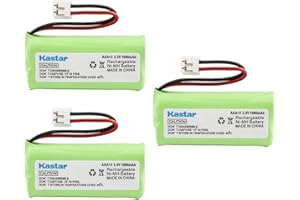 Kastar 3-PACK AAAX2 2.4V EH 1000mAh Ni-MH Rechargeable Battery for BT184342 BT284342 BT18433 BT28433 BT-1011 BT-1022 BT-1031 Vtech CS6229 DS6301 Uniden Wxi3077 ECT4066 DECT4096 Motorola Cordless phone
