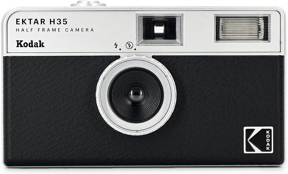 Kodak Ektar H35 Half Frame Film Camera 35mm Focus-Free Lightweight Black