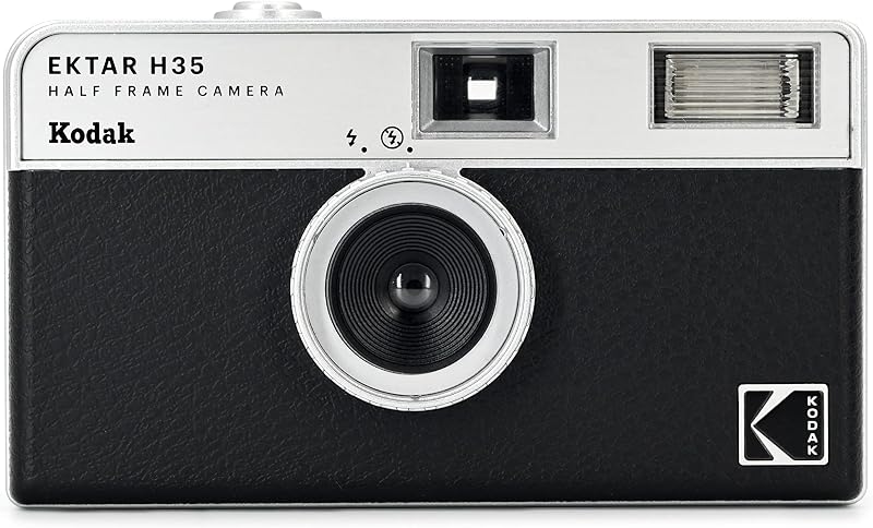 Kodak Ektar H35 Half Frame Film Camera 35mm Focus-Free Lightweight Black