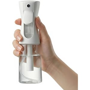 JUNIPLTER Continuous Spray Bottle 6.8oz / 200ml, Fine Mist Water Spray Bottle for Hair, Plants, Pets, Mister Spray Bottles fo