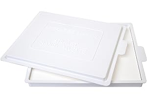 Masterson Sta-Wet Handy Palette, 8.5in x 7in Airtight Stay Wet Palette, Keeps Wet Paint Fresh for Days, Acrylic Painting Palette with Lid, Seal, Perfect for Miniature Painting, Made in USA