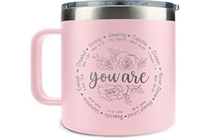 LUCAGIFT Christian Gifts for Women - Religious Gifts for Women - Birthday Gifts for Mom, Grandma, Sister, Friend, Coworker, Women - Christmas Gifts - Inspirational Spiritual Catholic Gifts Women - 14 Oz Mug