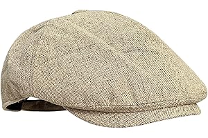 Opreng Summer Knitted Thin Beret Hat Linen Newsboy Cap Unisex Vintage Flat Ivy Breathable