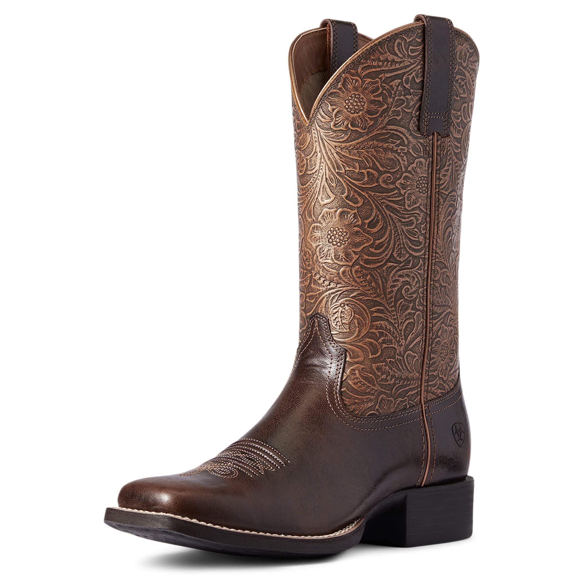 Ariat Women’s Round Up Wide Square Toe Western Boot Image