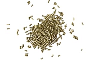 ROORUZ 300-Pack Lighter Flint Stone, Gold Color Replacement Flints for Lighters, Flints Rocks