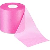 Nuanchu 30 Yards Prewrap Athletic Tape Foam Underwrap Sports, Pink | Underwrap Tape Foam, Underwrap Bandage, For Wrists, Hair Ties, Ankles, Knees, Elbows, 2.76" Wide Foam Roll, No Sticky Residue