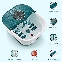 Collapsible Foot Spa Bath Massager with