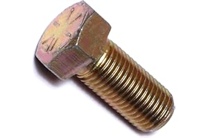 Hard-to-Find Fastener 014973253110 Grade 8 Fine Hex Cap Screws, 7/16-20 x 1, Piece-5,Yellow