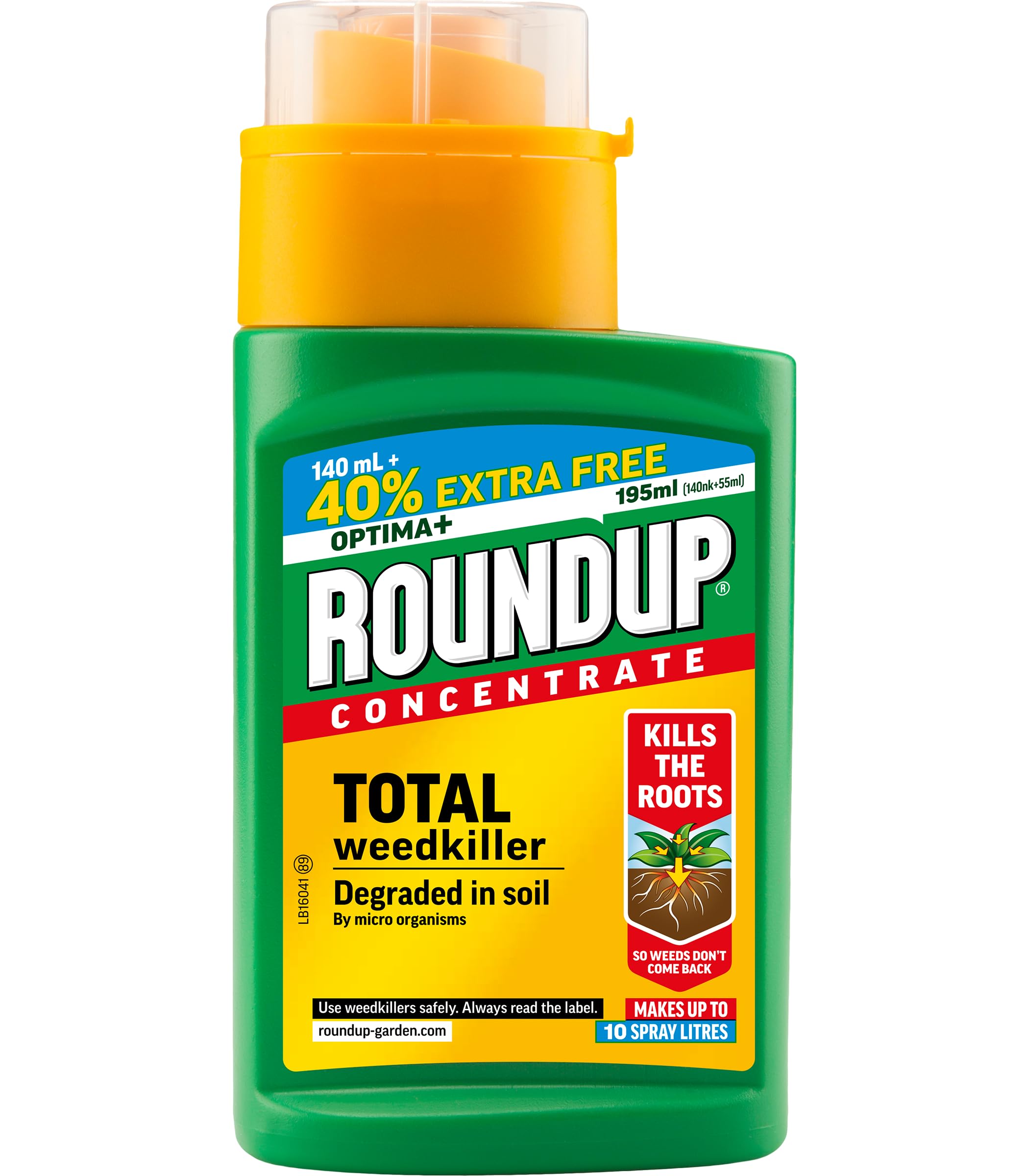 Roundup Total Concentrate - 140ml Plus 40% Extra Free