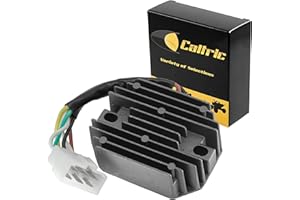 Caltric Regulator Rectifier Compatible with John Deere 4010 4100 4110 4115 Yanmar Engine M807915