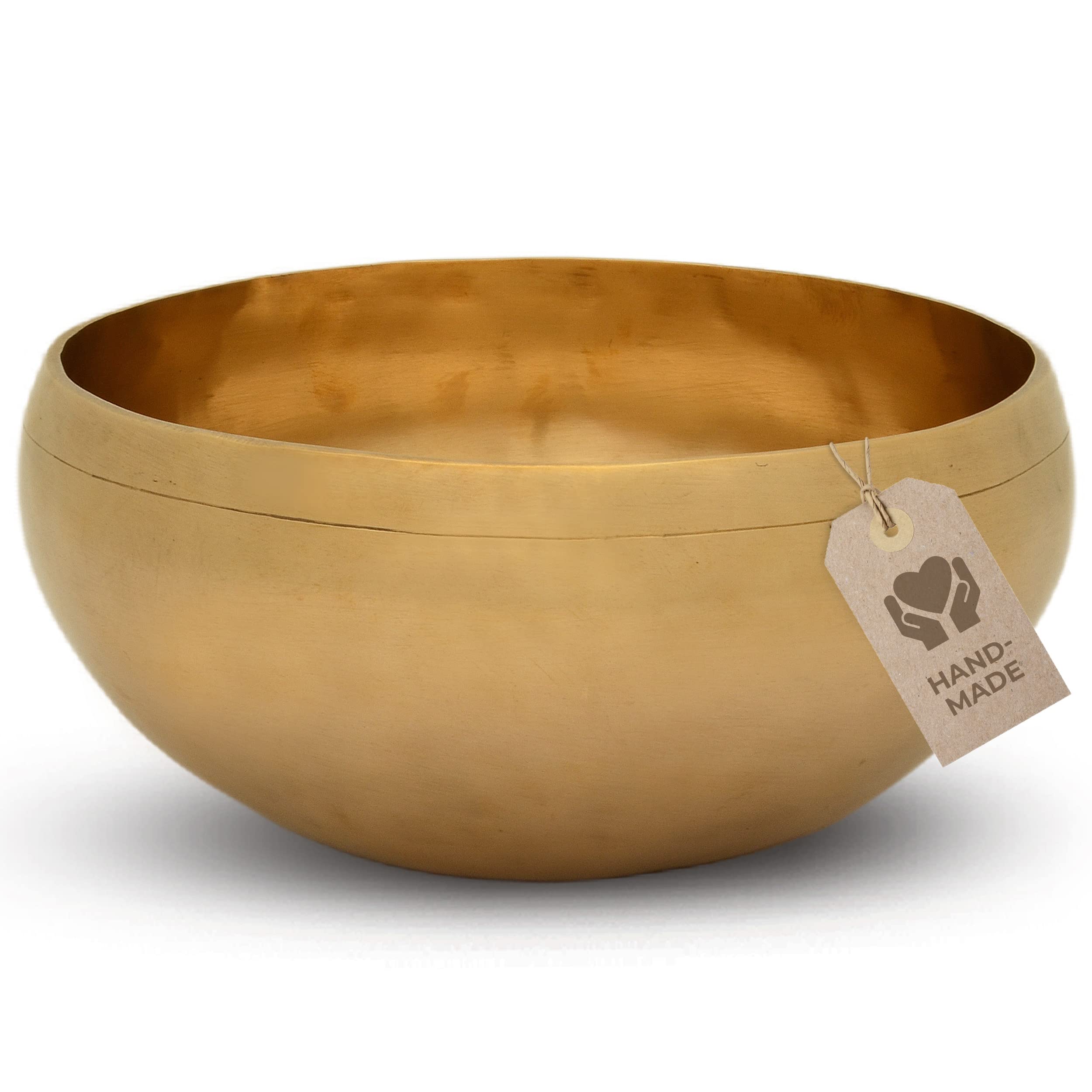 MASSAGE-EXPERT Tibetan Singing Bowl - Small Heart Bowl, Ø 17.5 cm, 685 grams, Pleasant Bright Tone for Effective Sound Massage and Sound Therapy for the Upper Body