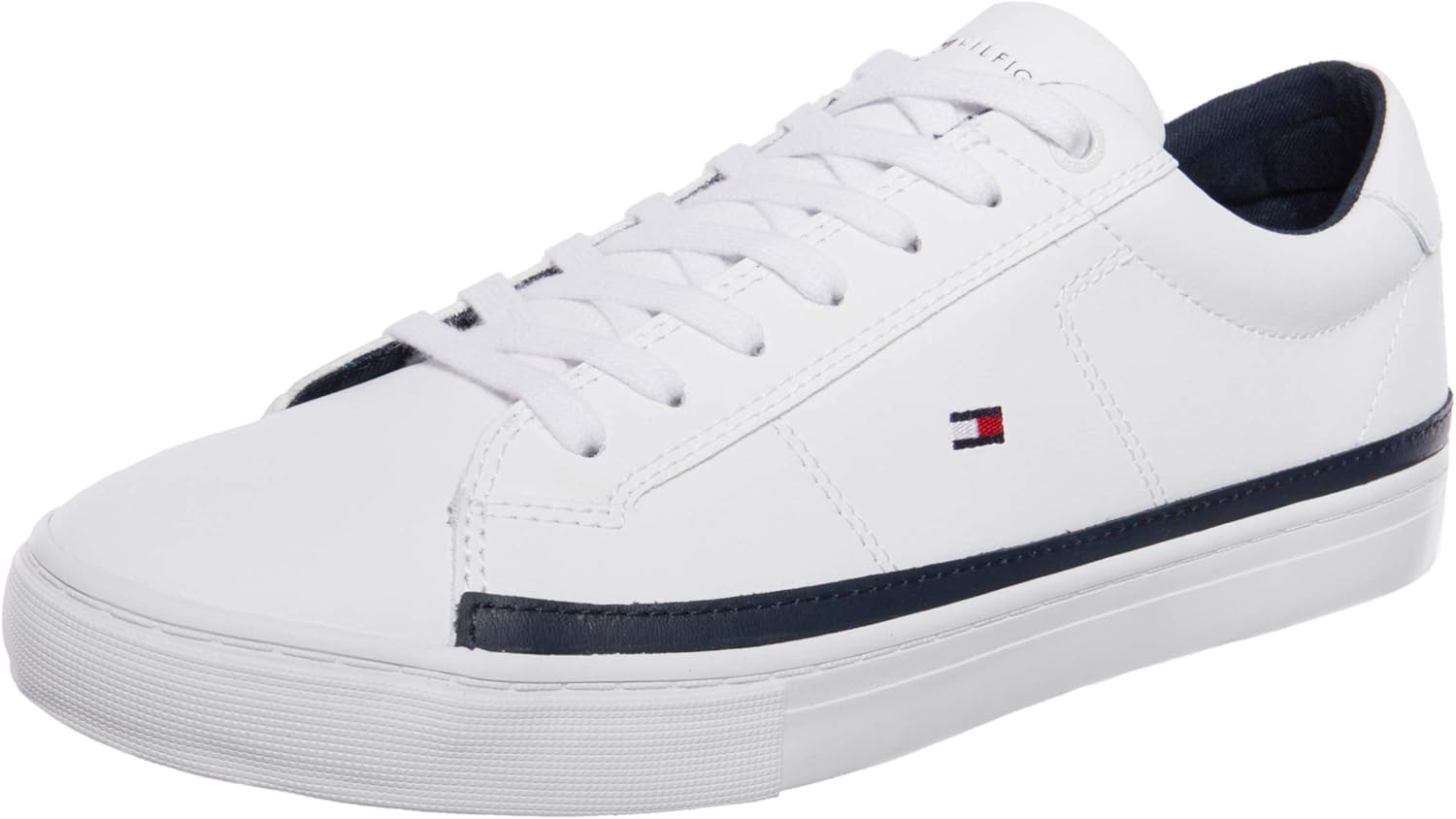 tommy hilfiger essential leather trainers