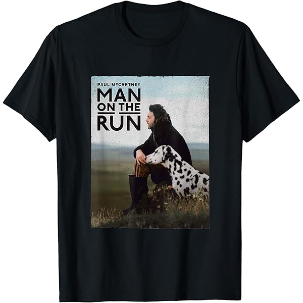 Amazon.com: Paul McCartney T Shirt Wings Band On The Run Logo
